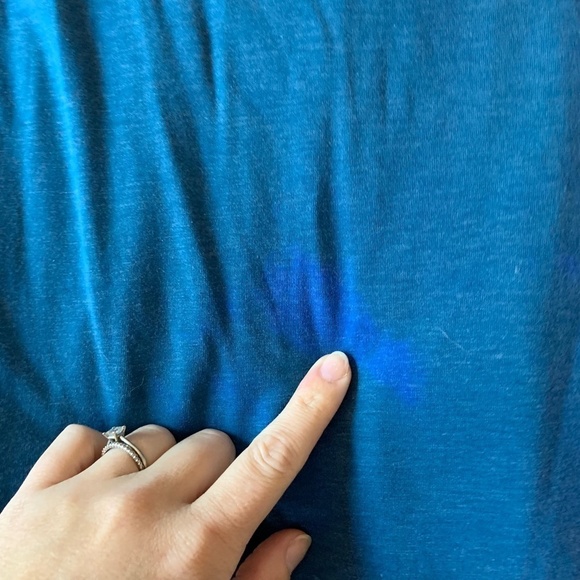 𝅺h&m And Apt 9 T-Shirt Bundle Blue Crewneck And B-Neck Short Sleeve M/L (1301) - Picture 9 of 10